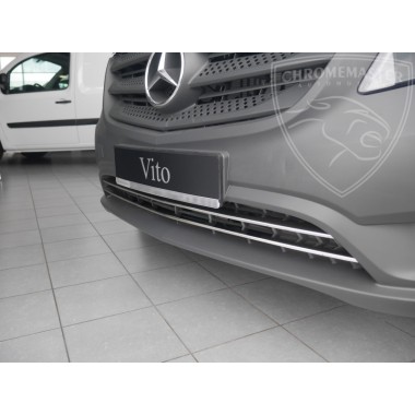 Накладки на передний бампер Mercedes Vito W447 (2014-) бренд – Omtec (Omsaline) главное фото